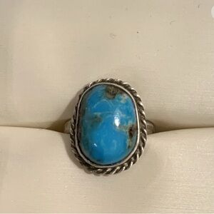 Authentic turquoise ring size 4!